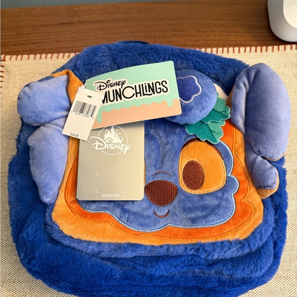 NWT Disney Munchings Stitch Blueberry Loaf Mini Backpack Bag - Picture 7 of 7